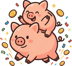 Penny and Buck celebrating